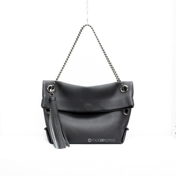 Foldover Bucket Bag L17XPF856 Black