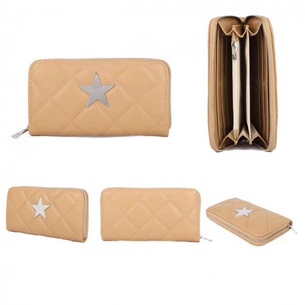 Rectangle Quilted Purse with Star W21HL2168