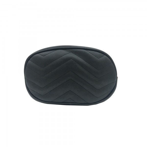 Black Quilted Bum Bag Crossbody S21HJ1402