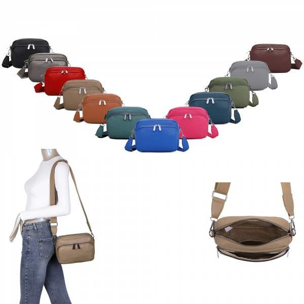 Box Crossbody with Canvas Strap S22XXL195