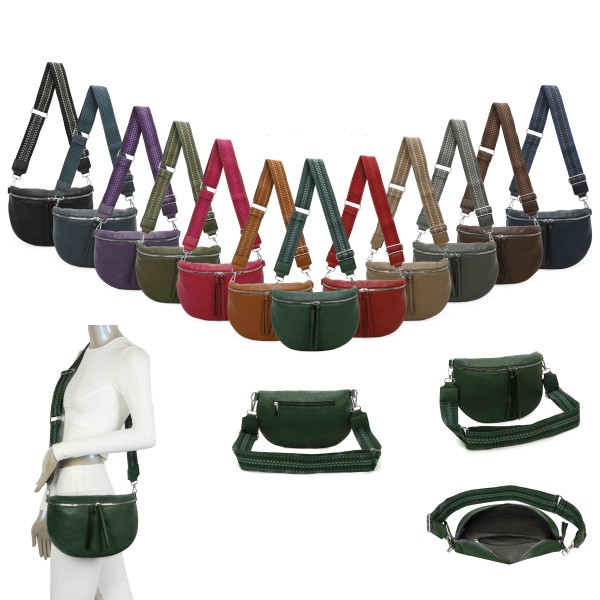 Half Round Chest Bag with Colourful Strap S22XXL185W