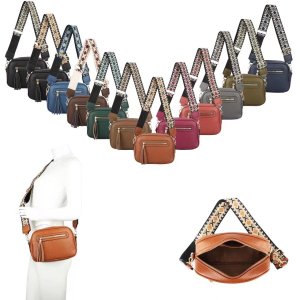 Front Pocket Crossbody with Colourful Strap S23BJ6181