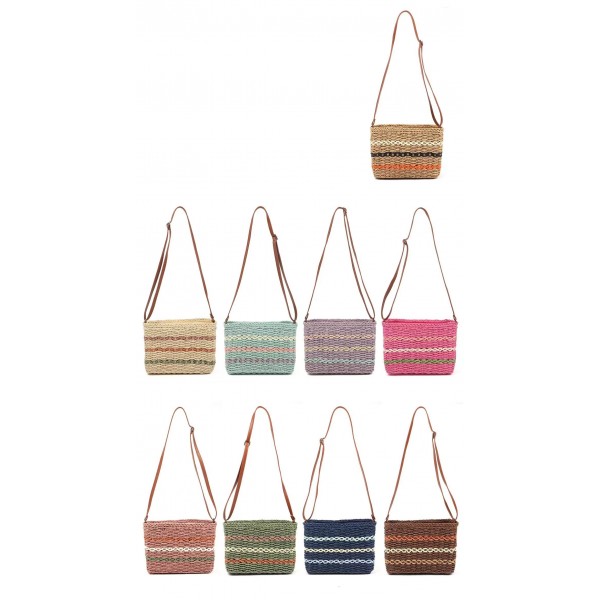 Straw Basket Crossbody Bag S23XF9036