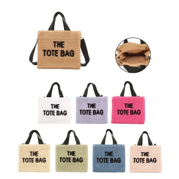 Straw Small Tote Bag S25880205