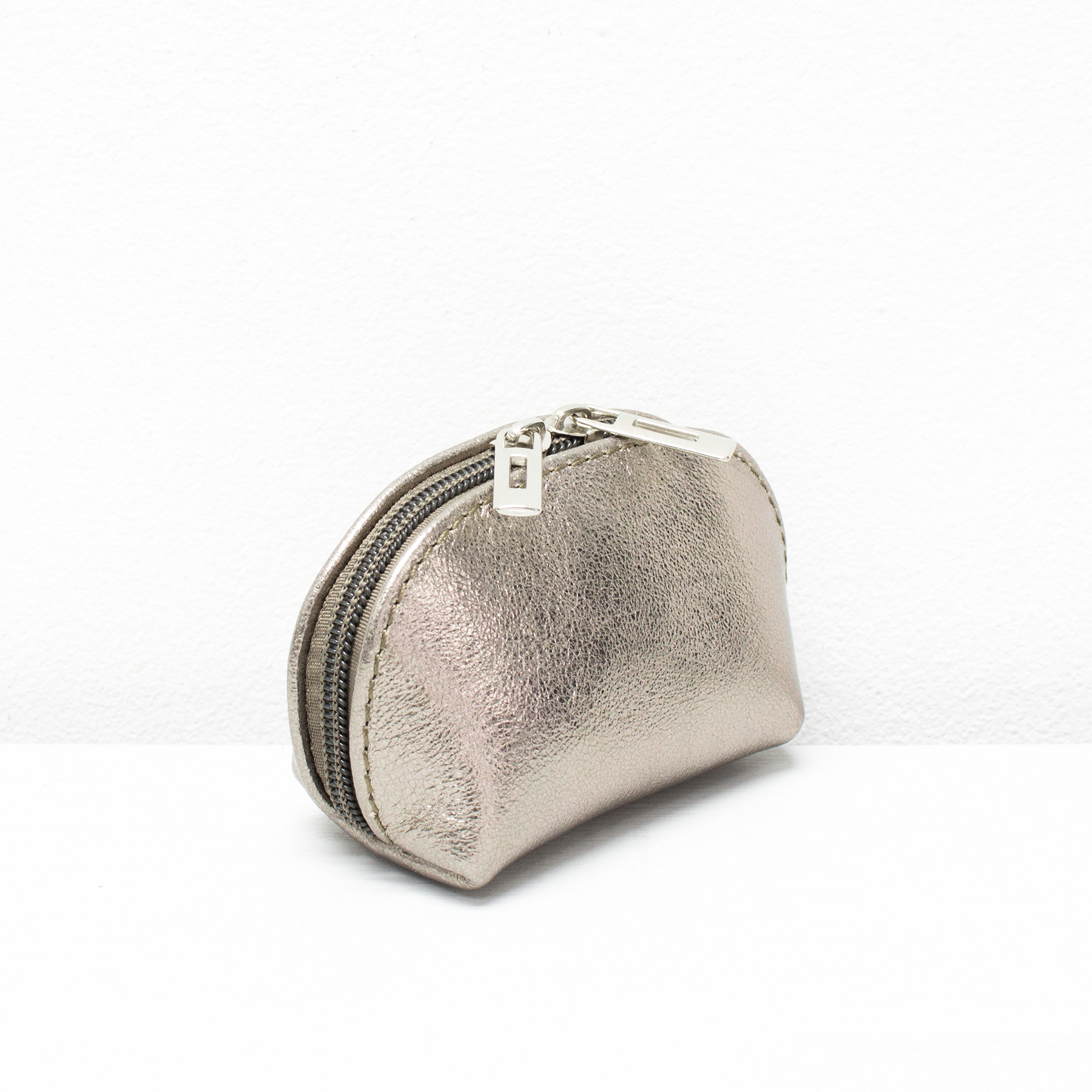 Leather Metallic Coin Purse ITAW00450