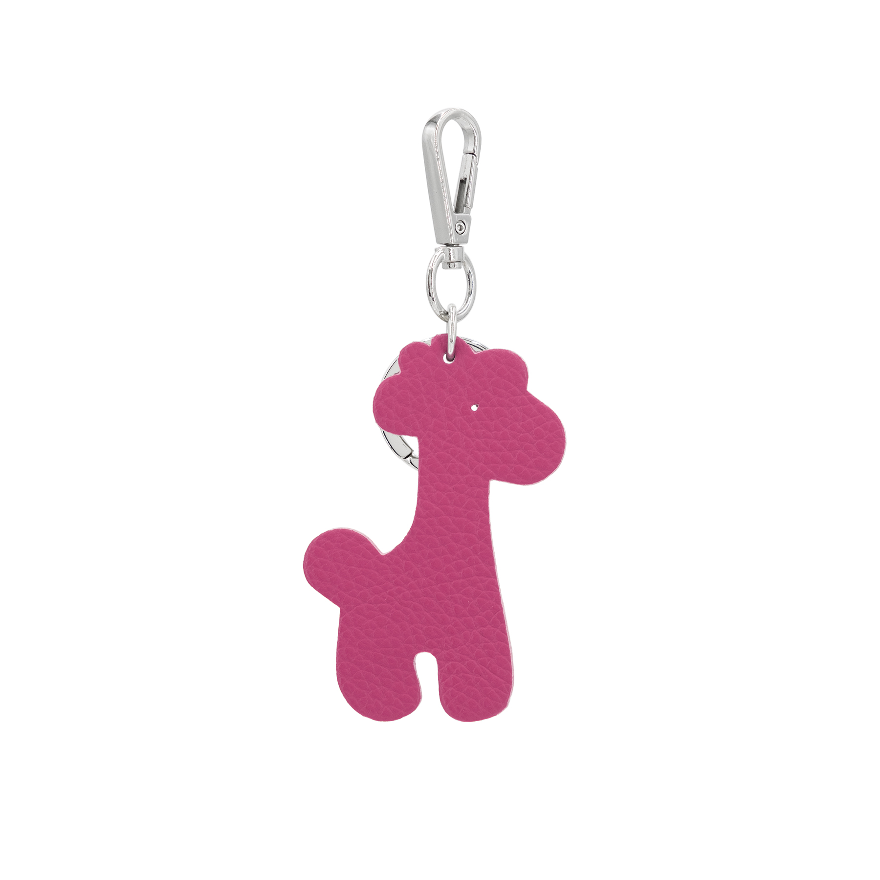 Leather Giraffe Keyring Plain ITAS01849