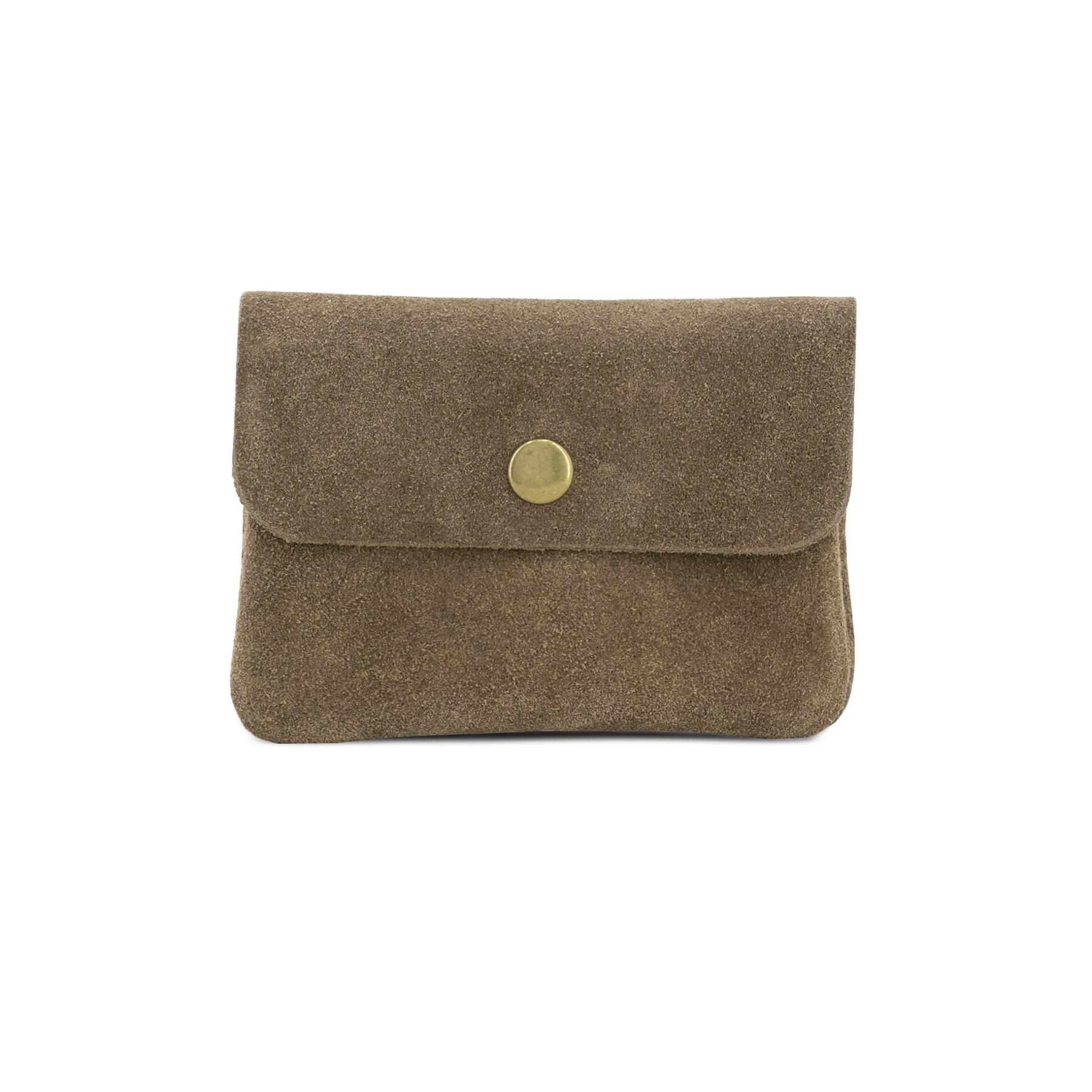 Suede Leather Button Purse ITAS50012S