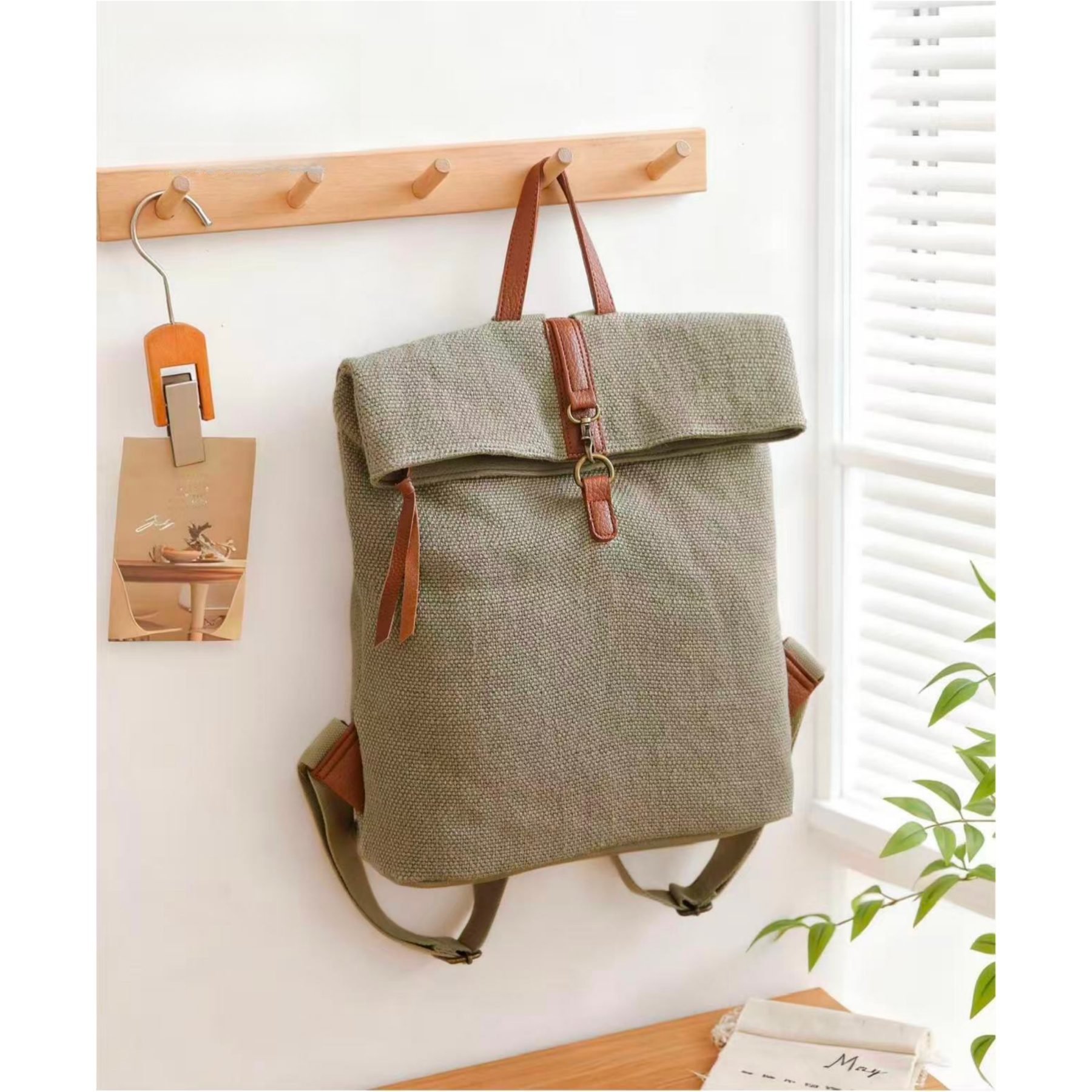 Large Canvas Backpack Z26XMA345